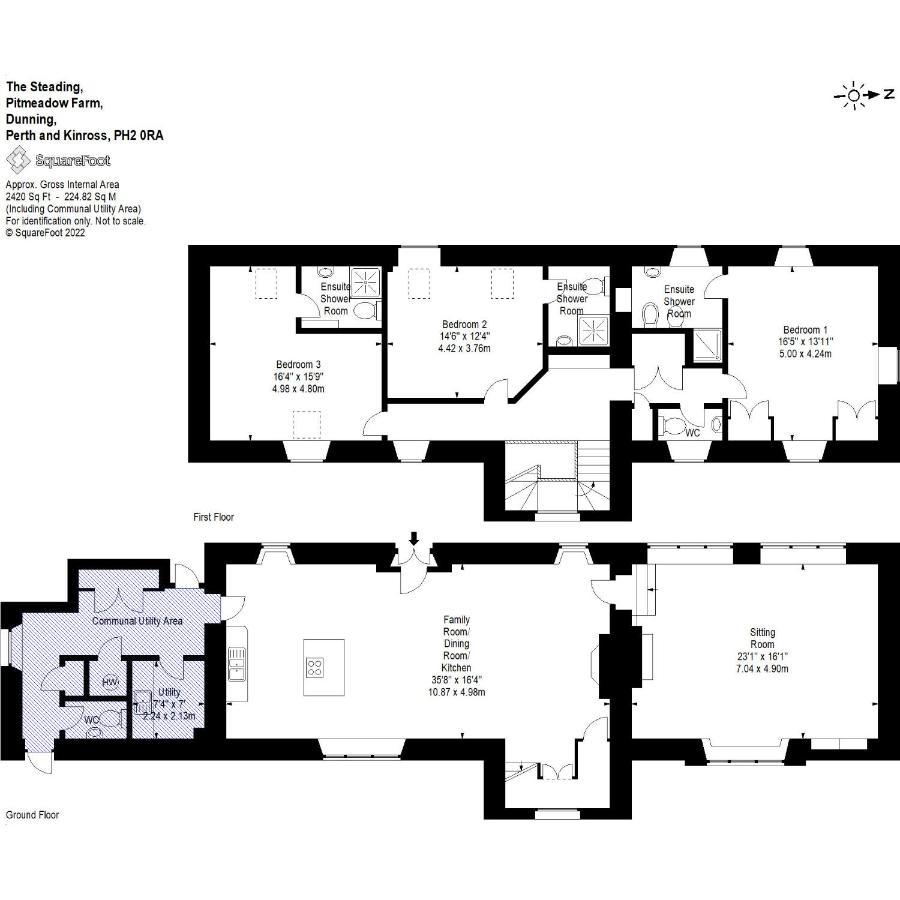 The Steading At Pitmeadow Farm Vila Dunning Exterior foto
